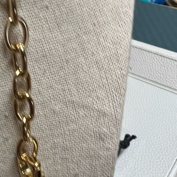 NWT, Storage Pouch & Gift 📦 Coach Chunky Signature Chain Link Necklace #TSNK - Picture 9 of 11